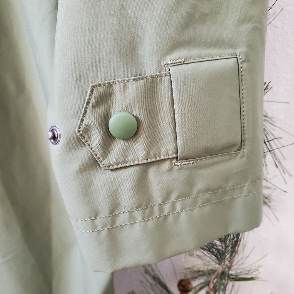 Vintage L.L.BEAN Classic Duster Rain Trench Coat **Detachable Hood - Picture 6 of 16